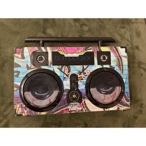 Bumpboxx Ultra Plus+ Bluetooth Boombox‎ Graffiti For Parts or Repair